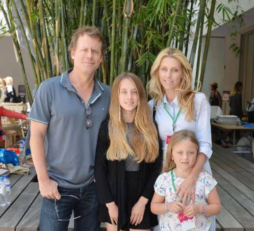 Kate Grace Kinnear with her family.